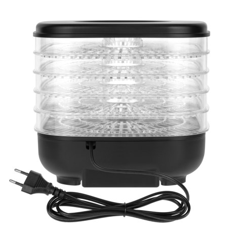 Suszarka do grzybów , warzyw , owoców , 300W , 5 sit , wyświetlacz , termoobieg , TEESA