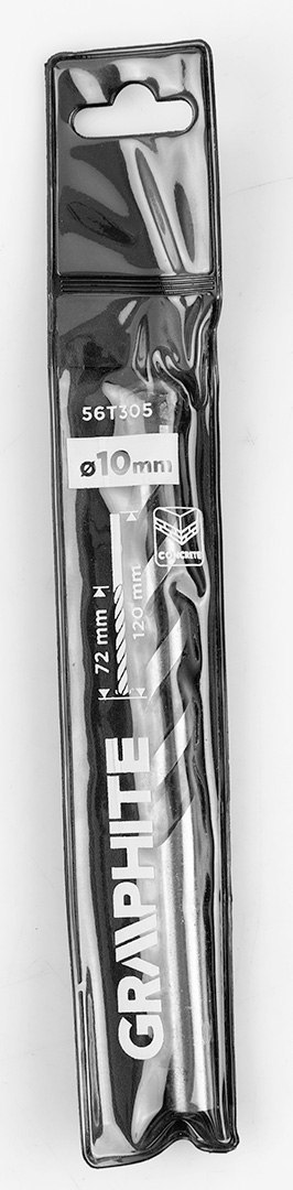 Wiertło do betonu 10 x 120 mm, szlifowane