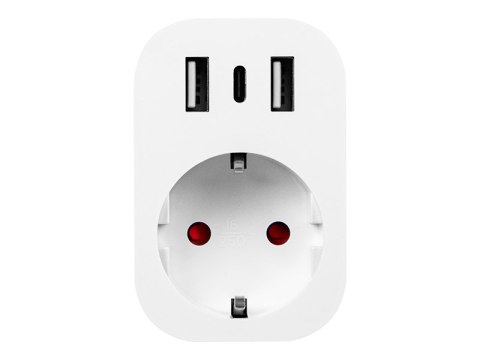 72-077# Inteligentne gniazdko sterowane wifi tuya 2x usb+usb-c