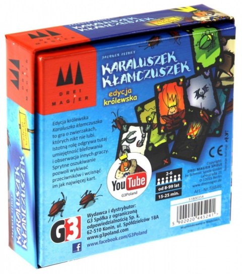 Gra karaluszek kłamczuszek (edycja królewska)