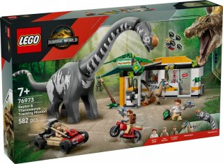 Klocki jurassic world 76973 na tropie tytanozaura i raptora
