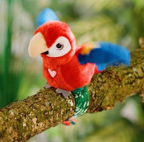 Maskotka interaktywna happy yappers wesołe gadułki - papuga czerwona Maskotka interaktywna happy yappers wesołe gadułki - papuga czerwona