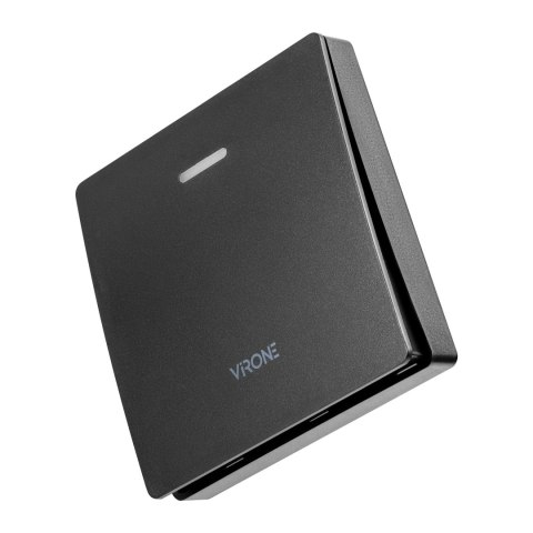 Przycisk bezprzewodowy bezbateryjny do rozbudowy dzwonków z serii TELERO, czarny