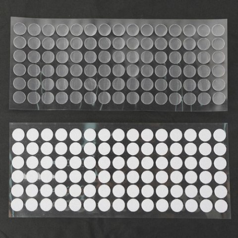 Rzep samoprzylepny 18mm 500szt. biały Ruhhy 25884