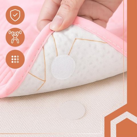 Rzep samoprzylepny 18mm 500szt. biały Ruhhy 25884