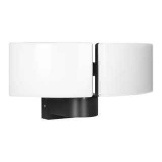 TOS DUO LED 2x20W podwójny naświetlacz ogrodowy, 2x1600lm, IP65, 4000K, PC, czarny