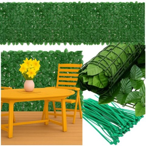 Żywopłot sztuczny na balkon 5x0,5m Gardlov 25342