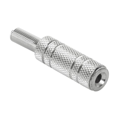 Gniazdo Jack 3,5 mm mono metal-kabel Cabletech Gniazdo Jack 3,5 mm mono metal-kabel Cabletech