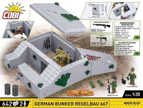 Klocki german bunker regelbau 667 642 klocki