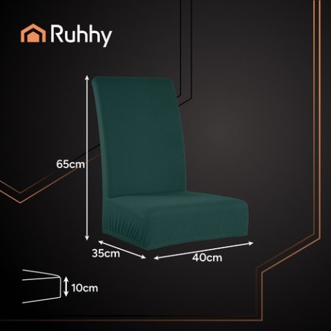 Pokrowce na krzesła- 6 szt. butelkowe Ruhhy 25992