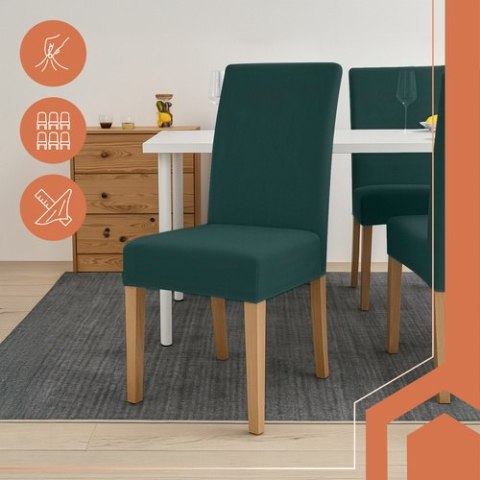 Pokrowce na krzesła- 6 szt. butelkowe Ruhhy 25992