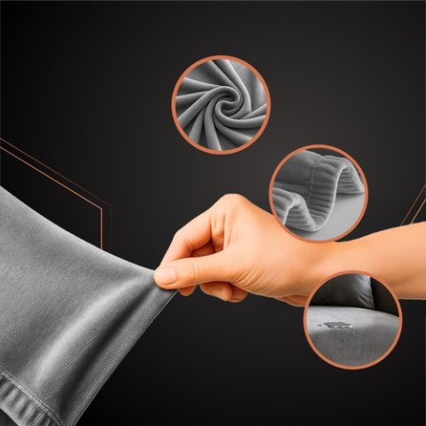 Pokrowiec na kanapę 145-185cm c.szary Ruhhy 26037