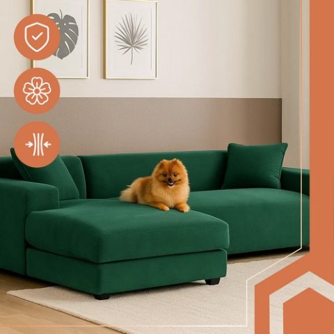 Pokrowiec na kanapę 145-185cm zielony Ruhhy 26032