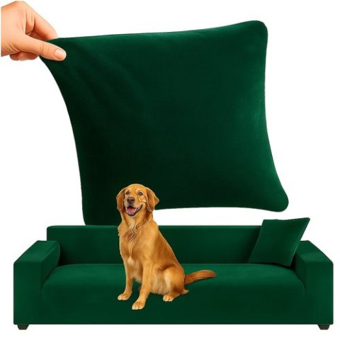 Pokrowiec na kanapę 190-230cm c.zieleń Ruhhy 26183