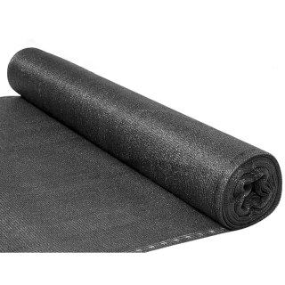 Siatka Cieniująca Na Ogrodzenie Płot Maskująca Czarna 1.5M 25M 70g/m?