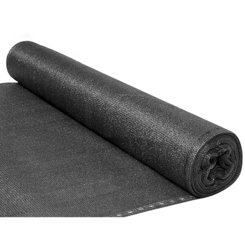 Siatka Cieniująca Na Ogrodzenie Płot Maskująca Czarna 1.5M 25M 70g/m?