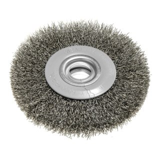 Szczotka druciana tarczowa 125 x 20 mm, drut karbowany, stalowy