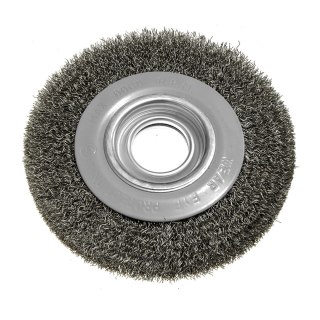 Szczotka druciana tarczowa 150 x 32 mm, drut karbowany, stalowy