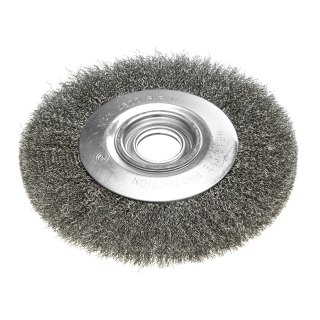 Szczotka druciana tarczowa 200 x 32 mm, drut karbowany, stalowy