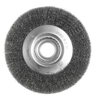 Szczotka druciana tarczowa 200 x 32 mm, drut karbowany, stalowy