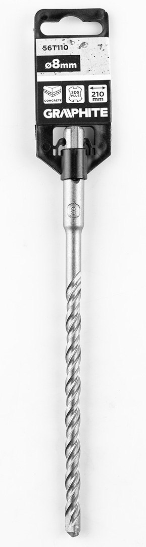 Wiertło do betonu SDS Plus z podwójną spiralą 8 x 210 mm
