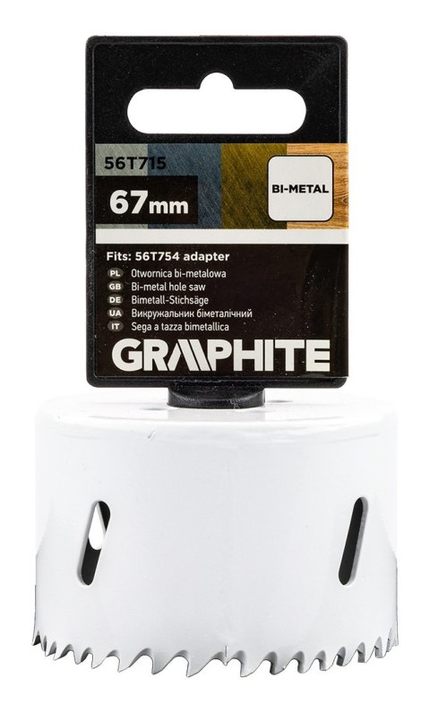 Otwornica bi-metalowa 67 mm