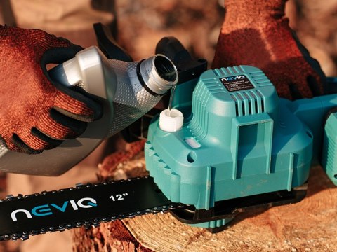 Piła Łańcuchowa akumulatorowa NEVIQ 12" (L12302) (silnik bezszczotkowy)