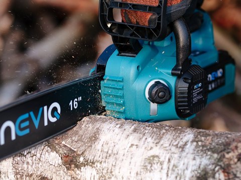 Piła łańcuchowa akumulatorowa NEVIQ 16"/18"(L16A50) (silnik bezszczotkowy)