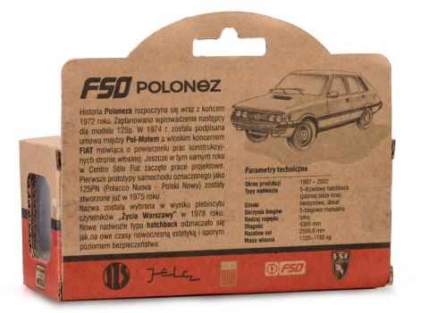 Pojazd prl fso polonez- biały