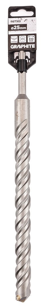Wiertło do betonu SDS Plus z podwójną spiralą 25 x 310 mm