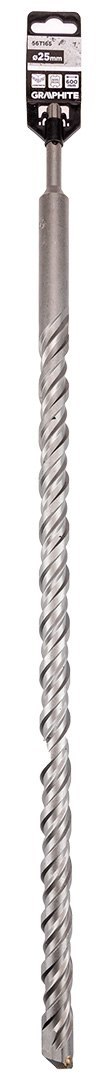 Wiertło do betonu SDS Plus z podwójną spiralą 25 x 600 mm