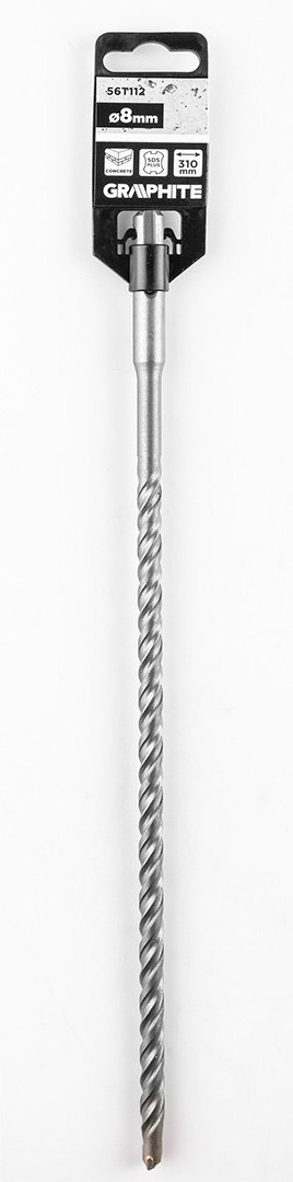 Wiertło do betonu SDS Plus z podwójną spiralą 8 x 310 mm