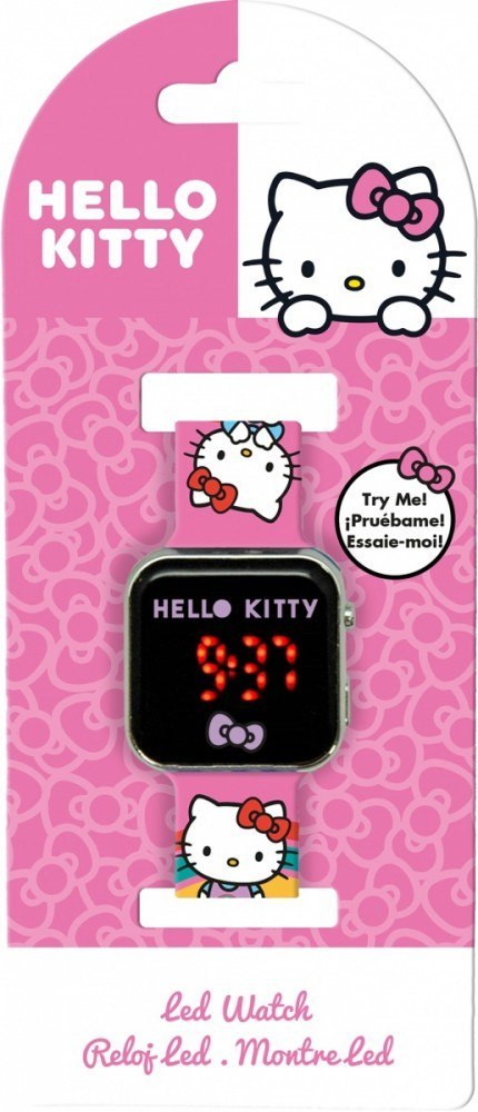 Zegarek led z kalendarzem hello kitty Zegarek led z kalendarzem hello kitty