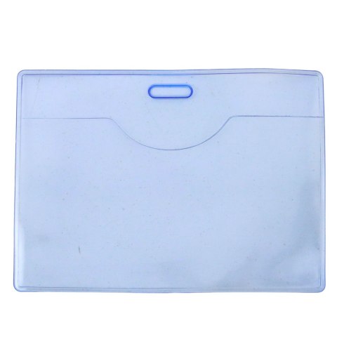 Zestaw Etui Na Identyfikator Elastyczne Przeźroczyste Niebieskie 20szt.