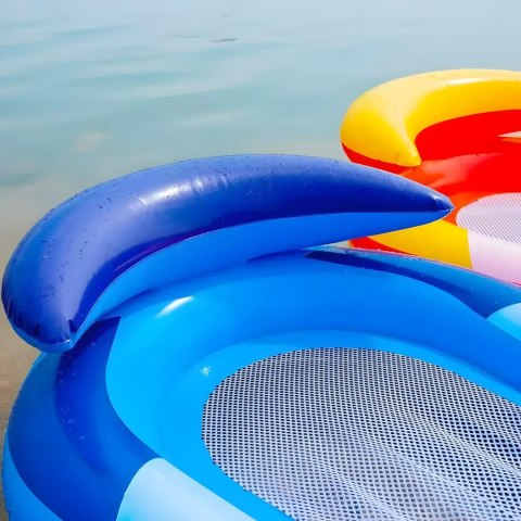 DA388 Materac dmuchany do pływania z siatką niebieski DA388 Materac dmuchany do pływania z siatką niebieski