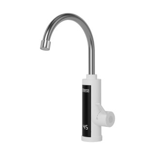 Przepływowy podgrzewacz wody - bateria kuchenna biała