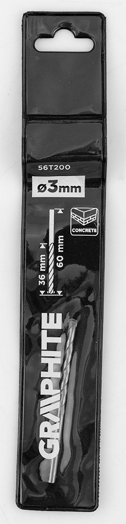 Wiertło do betonu 3 x 60 mm