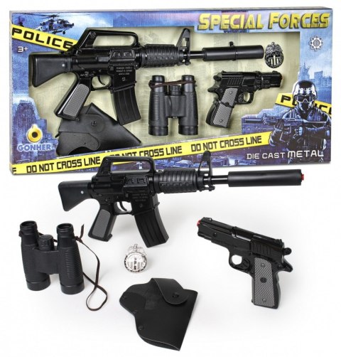 Zestaw policjanta 5 elementów gonher Zestaw policjanta 5 elementów gonher