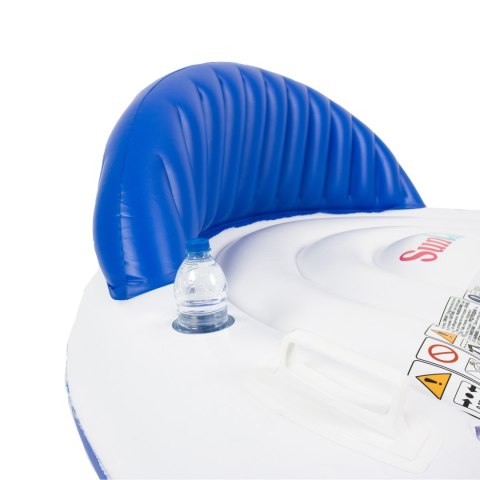 Duży materac basenowy z oparciem SUNCLUB Duży materac basenowy z oparciem SUNCLUB