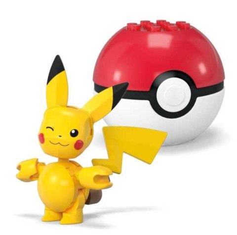 Klocki mega pokemon pokeball pikachu i ditto 42 elementy