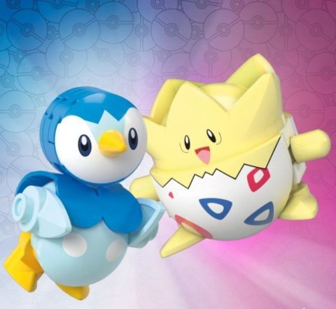 Klocki mega pokemon pokeball togepi i piplup 41 elementów
