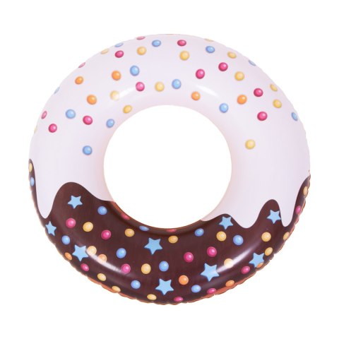 Kółko basenowe donut SUNCLUB brązowe