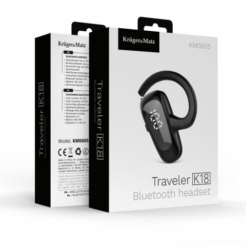 Słuchawka Bluetooth Kruger&Matz Traveler K18