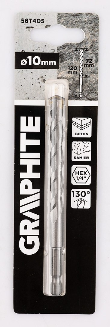 Wiertło do betonu Hex 10 mm