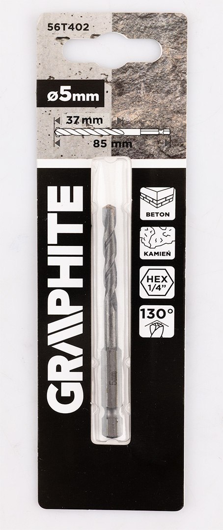 Wiertło do betonu Hex 5 mm