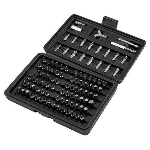 Zestaw bitów 25 mm, z uchwytem magnetycznym 60 mm, 100 szt.