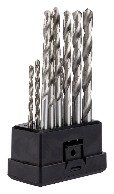 Wiertła do metalu HSS-G, 1.5 - 6.5 mm, zestaw 13 szt.