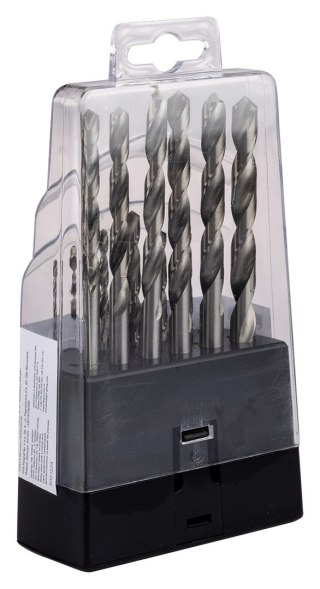 Wiertła do metalu HSS-G, 2 - 8 mm, zestaw 13 szt.