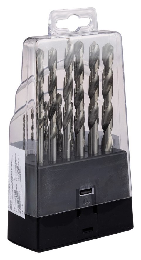 Wiertła do metalu HSS-G, 2 - 8 mm, zestaw 13 szt.
