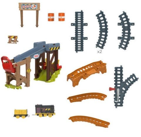 Zestaw tomek i przyjaciele diesel załadunek na budowie